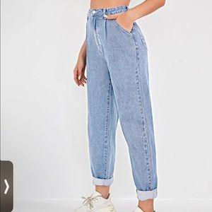 highest rise mom jeans